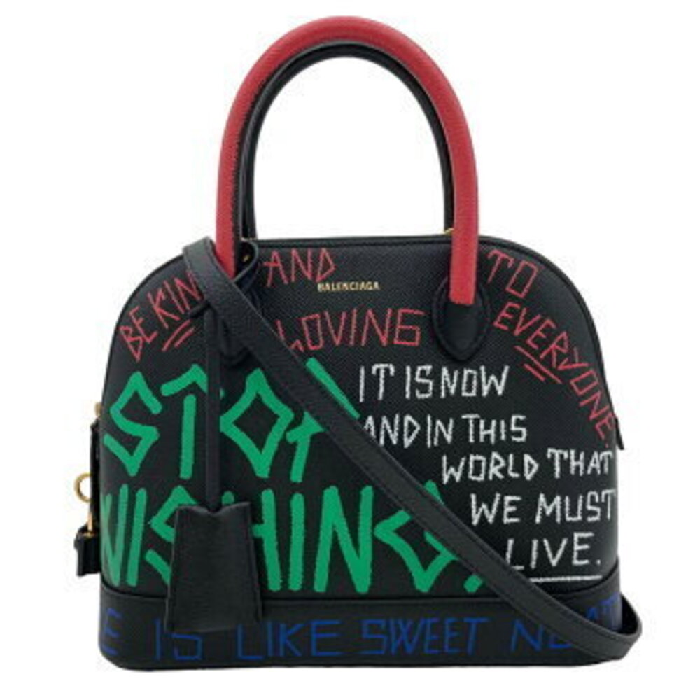 BALENCIAGA Handbag Graffiti Shoulder Bag